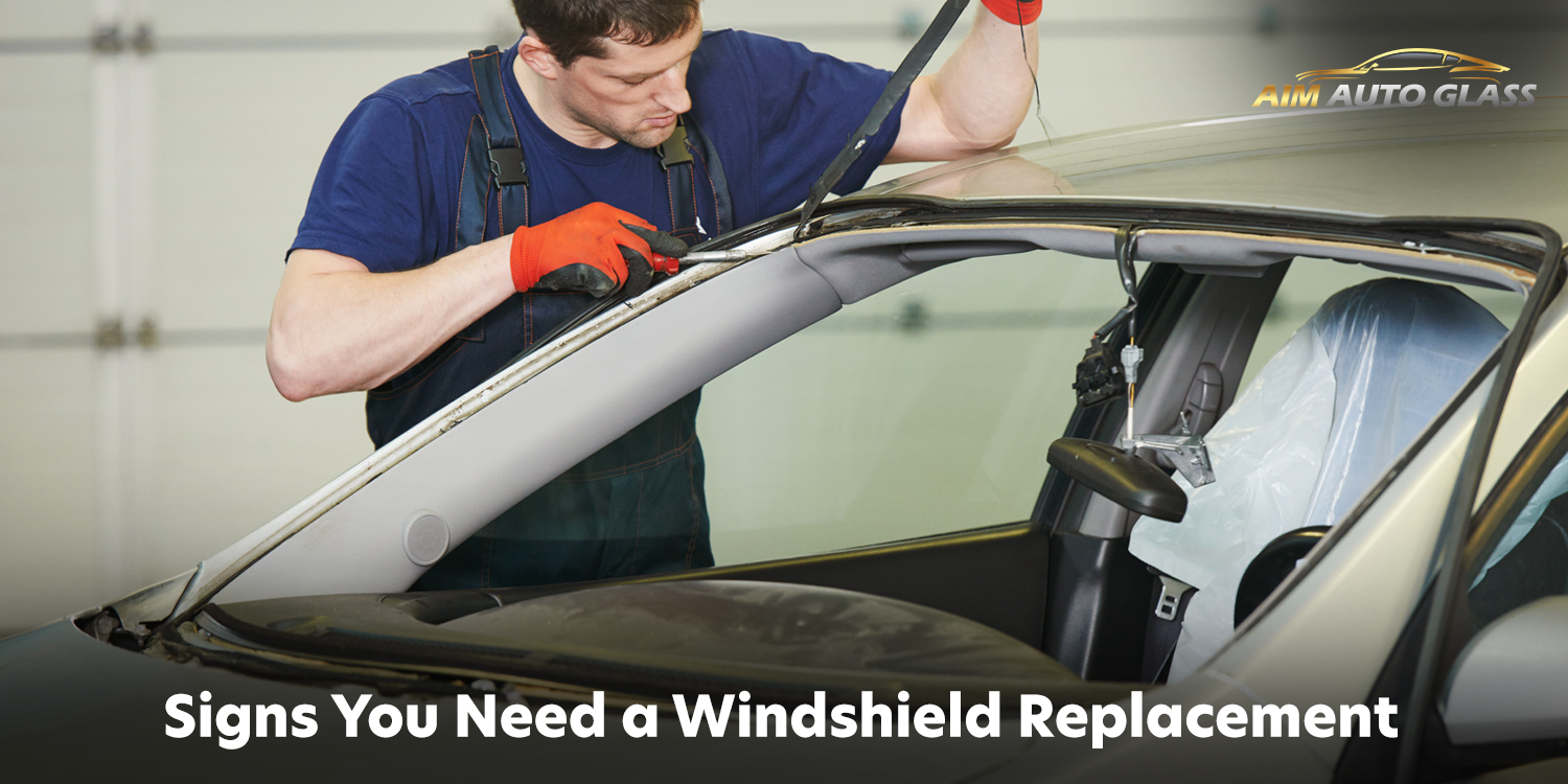 Signs of windshield replacement